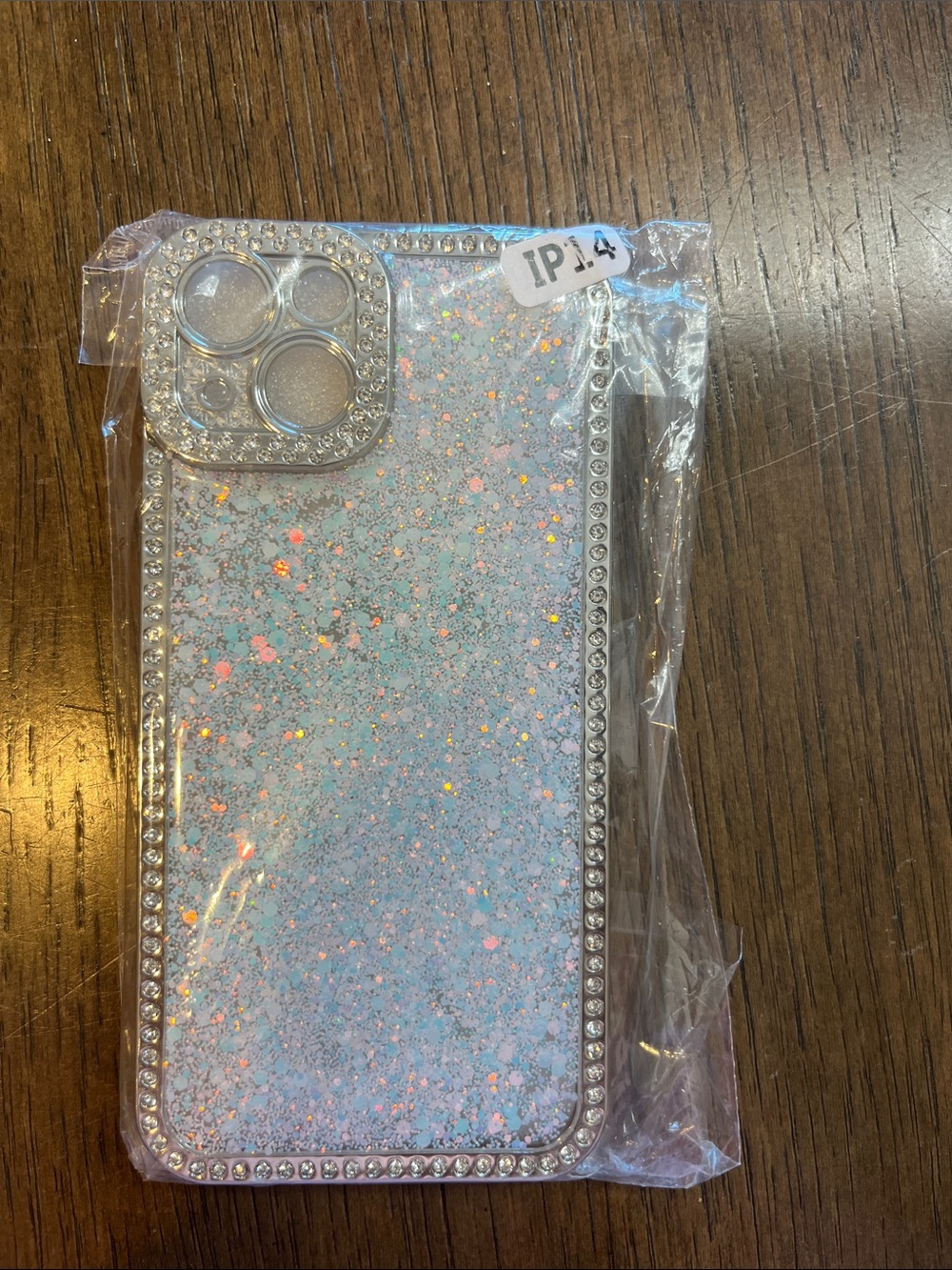 Sparkling Pink Glitter Rhinestone Phone Case for iPhone 14